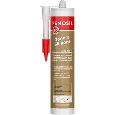 Герметик PENOSIL General Silicone белый 310ml - фото 28081