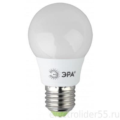 Лампа светодиодная ЭРА LED smd A55-6w-840-E27 ECO 6727 - фото 28894