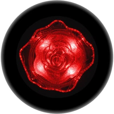 Ночник ULTRA LIGHT CZ-4A Роза 0,4Вт 220В LED, красный - фото 29589