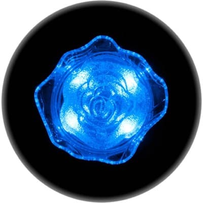 Ночник ULTRA LIGHT CZ-4A Роза 0,4Вт 220В LED, синий - фото 29593