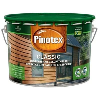 Пропитка PINOTEX Classic CLR 9л база под колеровку 5195422 - фото 30339