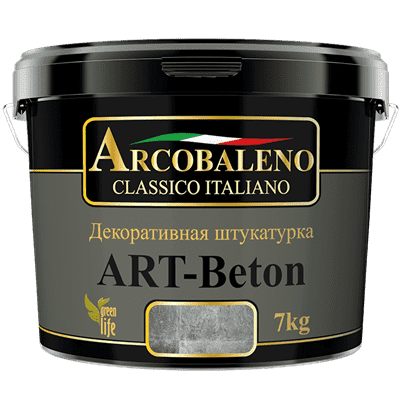 Штукатурка декоративная Arcobaleno ART-Beton 7кг - фото 32152