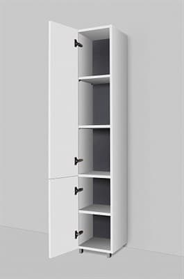 Шкаф-колонна AM.PM GEM напольный, левый, 30 см, двери, push-to-open, белый, глянец M90CSL0306WG - фото 32920