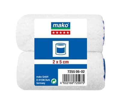 Валик MAKO сменный мини mako tex plus 2шт 5см 725506-02 - фото 34087