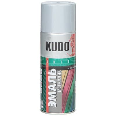 Эмаль KUDO универсальная металлик серебро KU-1026 - фото 35578
