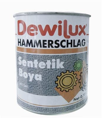 Эмаль молотковая DEWILUX серебристо-серая, 0,75л 7012 - фото 35905