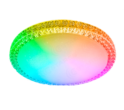 Светильник ESTARES управляемый светодиодный PLUTON RGB 60W R-520-CLEAR/SHINY-220-IP40/2019 - фото 36748