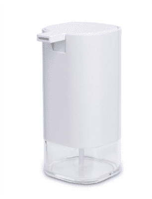 Дозатор PRIMANOVA KLAR для жидкого мыла,пластик,белый D-20600 - фото 37181