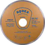 Диск алмазный RODEX по бетону (кафелю) 105*2.2*22,2 RRB105 - фото 37526