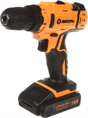 Дрель-шуруповерт ВИХРЬ аккумуляторная ДА-18Л-2К - фото 37659