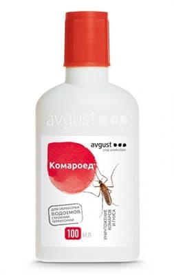 Инсектицид AVGUST Комароед от комаров и других видов гнуса 100мл - фото 37748
