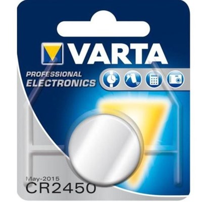 Батарейка VARTA Electronics CR2450 3V-560mAh (1шт) - фото 38867