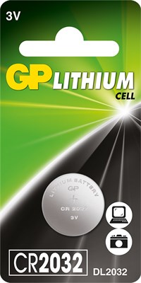 Батарейки GP Lithium CR2032-1шт - фото 39399