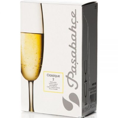 Бокал PASABAHCE для шампанского AURORA 250сс 1*8 арт.440335 - фото 39424