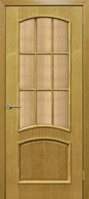 Полотно ОМИС дверное Капри (кора бронза) ПОС 700*2000*40 дуб натуральный тонированный - фото 39813