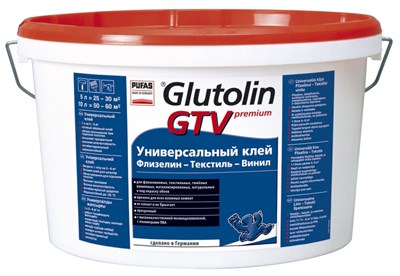 Клей PUFAS GLUTOLIN GTV флиз-текстиль специальный 1х5л - фото 39966