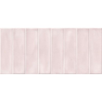 Плитка CERSANIT облицовочная Pudra кирпич рельеф розовый 20x44 PDG074D - фото 40070