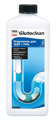 Средство PUFAS Glutoclean очиститель для труб гель 4*1л - фото 40156