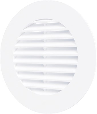 Решетка ЭРА вентиляционная круглая D125 с фланцем D100 10RKL - фото 41469