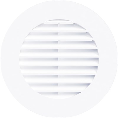 Решетка ЭРА вентиляционная круглая D125 с фланцем D100 10RKL - фото 41470