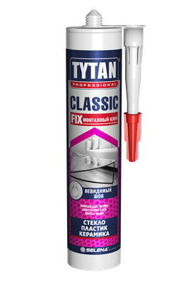 Клей TYTAN монтажный CLASSIC FIX (310мл) бесцветный - фото 41559