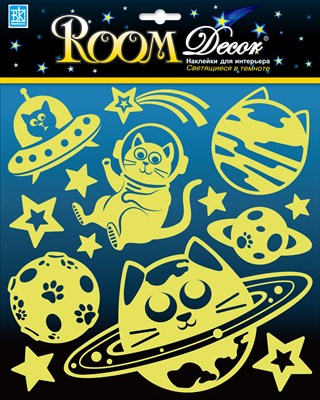 Элемент декоративный ROOM DECOR Галактика кошек светящиеся RKA 3404 - фото 46062