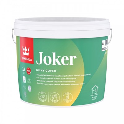 Краска водоэмульсионная Джокер А латексная моющ. мат. 9,0л - фото 46549