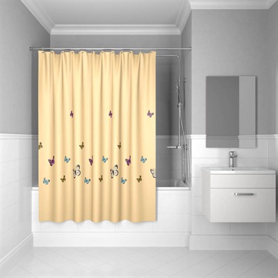 Штора IDDIS для ванной комнаты Yellow Butterfly 200*200 SCID033P - фото 49981