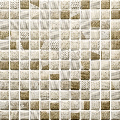 Мозаика PARADYZ ATTIYA BEIGE  PRASOWANA K.2,3X2,3 MIX 29,8X29,8 G1 - фото 50236