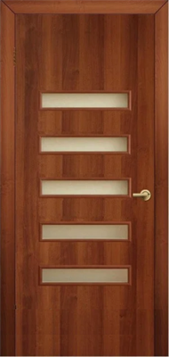 Полотно дверное Аккорд 900 мм цвет орех - фото 50724