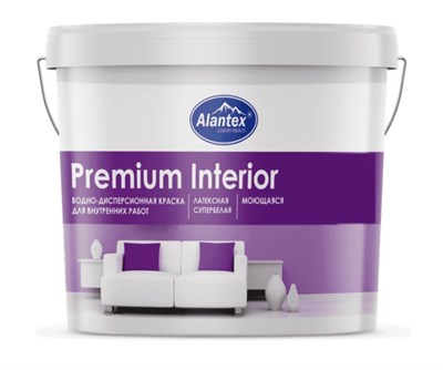 Краска ALANTEX водно-дисперсионная Premium Interior 3,5 кг - фото 50895