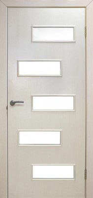 Полотно дверное Этюд 600 мм цвет серый - фото 50929