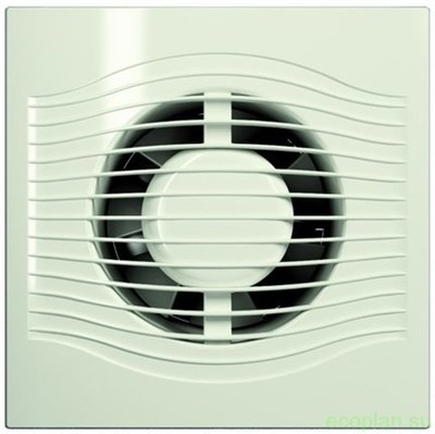 Вентилятор ЭРА осевой вытяжной D 100, декоративный SLIM 4 Ivory - фото 50987