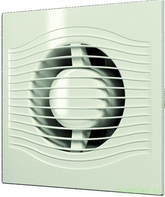 Вентилятор ЭРА осевой вытяжной D 100, декоративный SLIM 4 Ivory - фото 50988