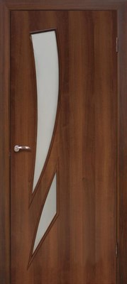 Полотно дверное Фиеста 700 мм цвет орех - фото 51038