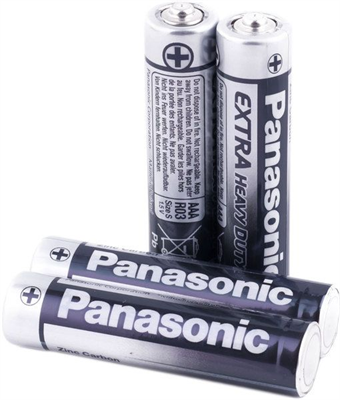 Батарейка PANASONIC General Purpose R03UE/4PR тип ААA - фото 51101