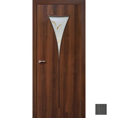 Полотно дверное Рюмка 700 мм цвет серый - фото 51111