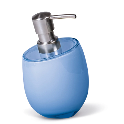 Дозатор Tatkraft REPOSE BLUE для жидкого мыла ударопрочный акрил12271 - фото 51128