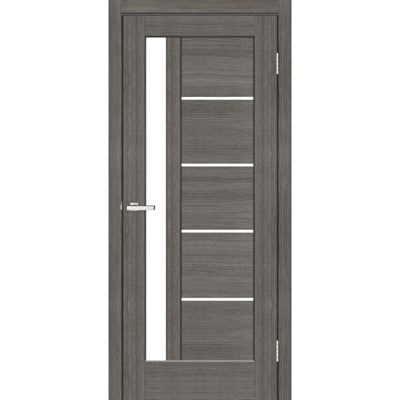 Полотно ОМИС дверное Mistral черное стекло (пленка ПВХ) 700*2000*34 premium grey - фото 51328