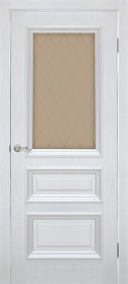 Полотно ОМИС дверное Сан Марко1.2 КР стекло бронза (пленка ПВХ) 700*2000*40 ясень перламутр - фото 51532