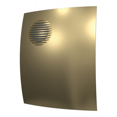 Вентилятор ЭРА осевой вытяжной с обратным клапаном D 100, декоративный PARUS 4C Gold - фото 52244