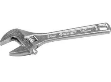 Ключ ЭКСПЕРТ разводной  сатинированное хромированное покрытие, длина 200мм, зев 25мм 51701-25 - фото 52768