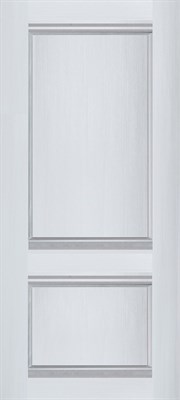 Полотно ЛЕСКОМ дверное Экшпон Венеция ясень белый глухое 90 - фото 53361