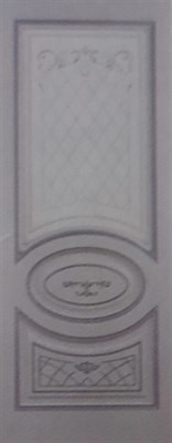 Полотно ЛЕСКОМ дверное Экшпон Новелла ясень серый/серебро стекло с художественной печатью 90 - фото 53365