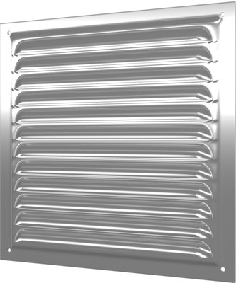 Решетка ЭРА вентиляционная вытяжная стальная с оцинкованным покрытием 300х300 3030МЦ - фото 54187