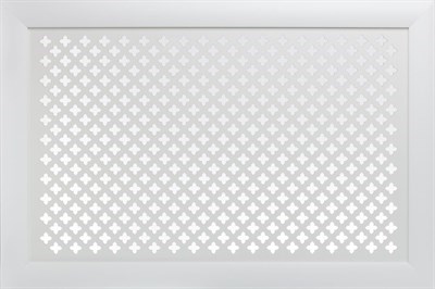 Экран для радиатора Стандарт рамка Gotico бел 570х1170мм - фото 54635
