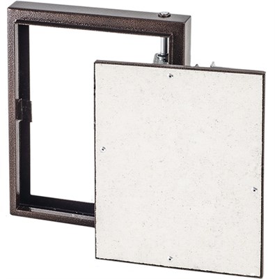 Люк ЭРА под плитку 300*600 на петле, окрашенный металл D3060 ceramo steel - фото 54867