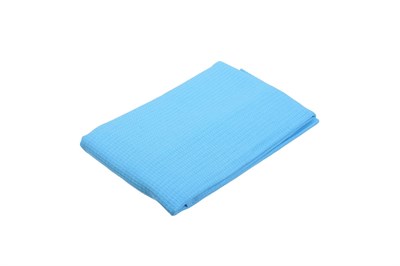 Вафельное БАННЫЕ ШТУЧКИ полотенце-простынь банное, голубое, 80*150см  33475 - фото 55677