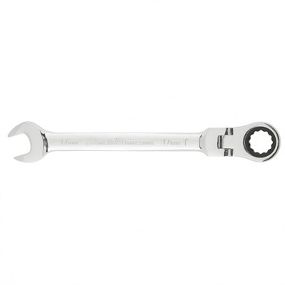 Ключ MATRIX Professional комбинированный трещоточный,17мм, CrV, зеркальный хром 14810 - фото 56702