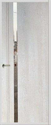 Полотно дверное КИОТО ДО-М2 Крем/Фацет бронза вертикальный 21-08 - фото 59541